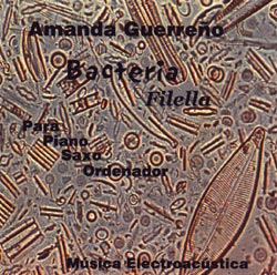 Amanda Guerreño - Tapa CD Bacteria Filella