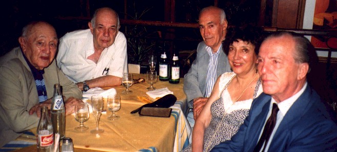 Roberto García Morillo, Andrés Gaos (hijo), Juan J. Gilliani, Irma Urteaga, Gunter Parpat.