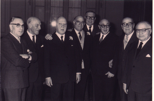 Francisco Jiacobbe, Floro M. Ugarte, Augusto Sebastiani, Ferruccio Calucio, Martucci, Roberto García Morillo, Cayetano Fanelli, Carlos Pessina.
