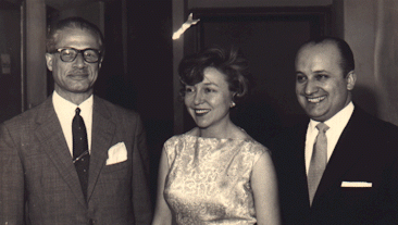 Ángel E. Lasala, Graciela Pomponio y Jorge Martínez Zárate