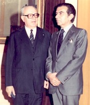 Alberto Ginastera (compositor) y Waldemar Axel Roldán. Haga un clic con el ratón para ampliar la imagen.